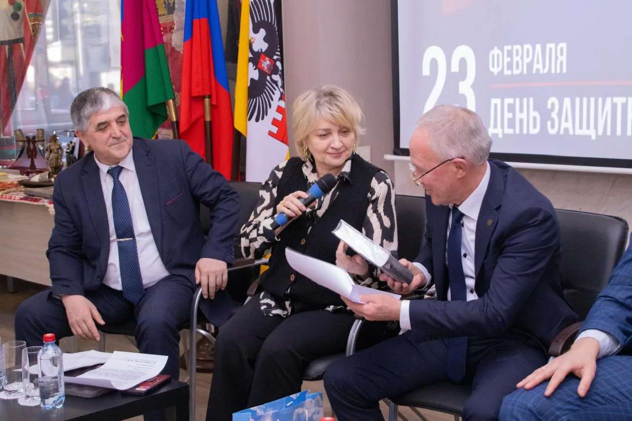 В Краснодарском крае поздравили защитников Отечества